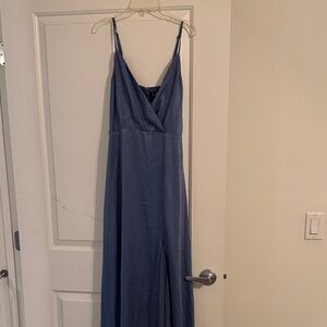 Lulus Elegant Blue Maxi Dress
